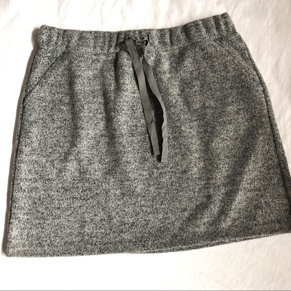 Petite Brushed Knit Jogger Skirt - Petite L